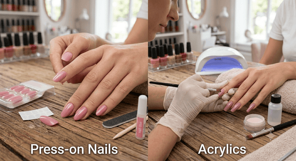 Press On Nails vs Acrylics: Cost, Damage & Wear Time Compared (Australia) - Aurelle Beauty