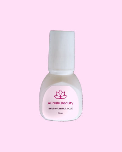 Brush-On Nail Glue 15 ml press on nails - Aurelle Beauty