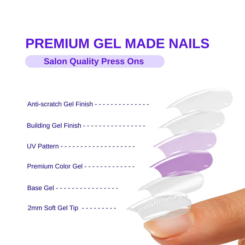 Slick Back Styling Hair Brush press on nails - Aurelle Beauty