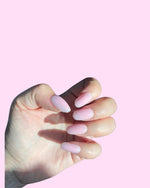 Lilac BIAB Press-On Nails on hand, view 1