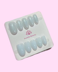 Baby Blue BIAB Press-On Nails press on nails - Aurelle Beauty