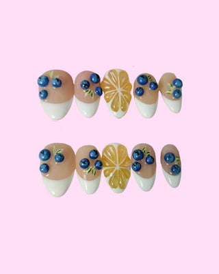Berry Bright press on nails - Aurelle Beauty