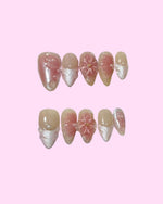 Blush Classique press on nails - Aurelle Beauty