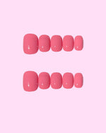 Blush_Extra Short press on nails - Aurelle Beauty