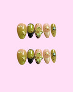 Botanical Bliss press on nails - Aurelle Beauty