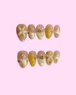 Coastal Glow press on nails - Aurelle Beauty