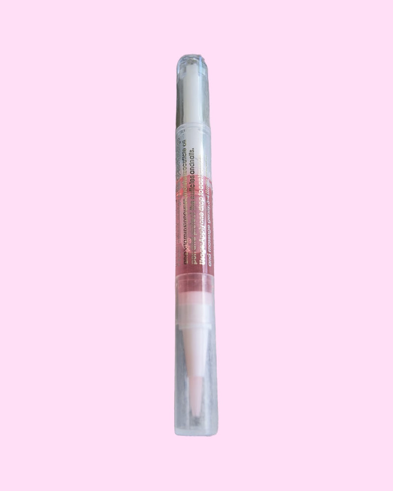 Peach mango cuticle oil pen with brush tip - Aurelle Beauty