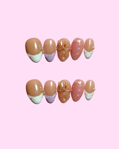 Daisy Dreams press on nails - Aurelle Beauty