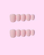 Dusty Pink_Extra Short press on nails - Aurelle Beauty