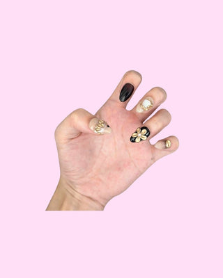 Midnight Luxe press on nails - Aurelle Beauty