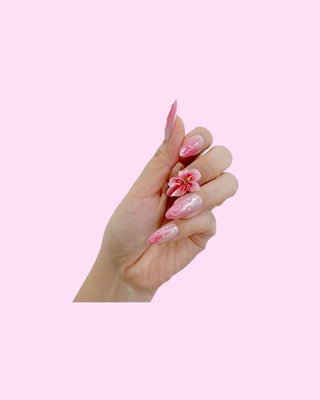 Pink Serenity press on nails - Aurelle Beauty