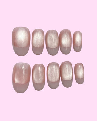 Purple French Tips Press on nails 2 press on nails - Aurelle Beauty