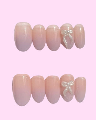 Purple French Tips Press on nails 4 press on nails - Aurelle Beauty