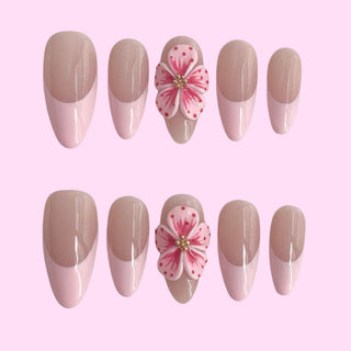 Sakura Blossom press on nails - Aurelle Beauty