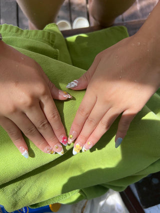 Seafoam Dreams press on nails - Aurelle Beauty