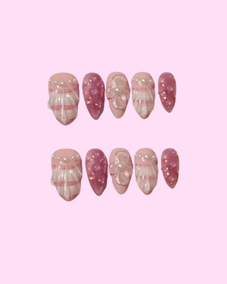 Shoreline Spritz press on nails - Aurelle Beauty