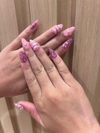 Shoreline Spritz press on nails - Aurelle Beauty