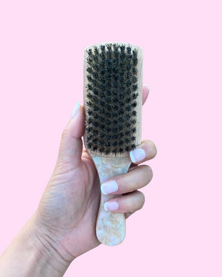 Slick Back Styling Hair Brush press on nails - Aurelle Beauty