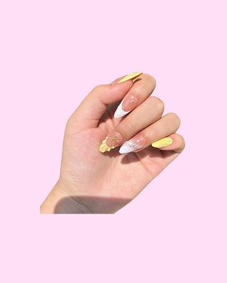 Sunny Shoreline press on nails - Aurelle Beauty