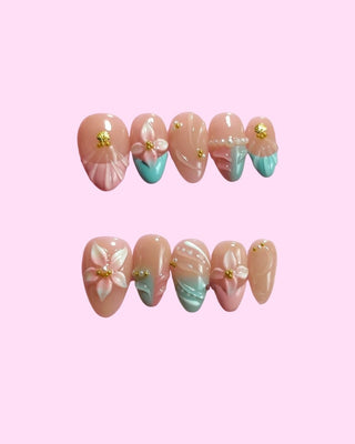 Sweet Serenity press on nails - Aurelle Beauty