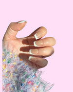 White French Tips press on nails - Aurelle Beauty